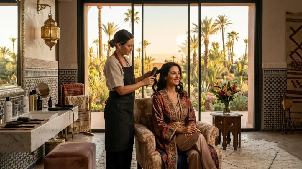Coiffure Mariage à Domicile Marrakech